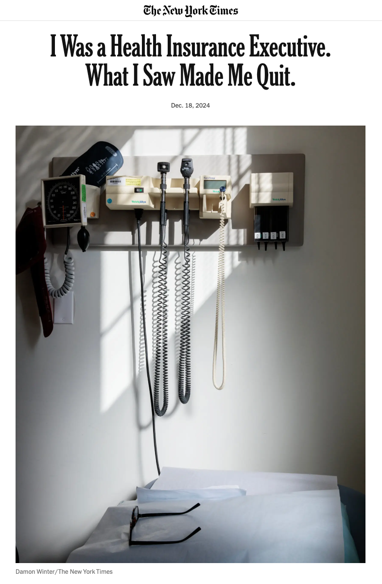 A Former Healthcare Executive Shares the Inside Scoop