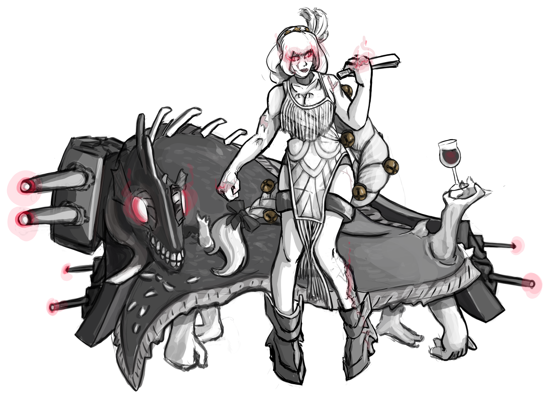 Epic Kancolle Fanart: Meet the Abyssal USS New York BB-34, the Christmas Ship Princess