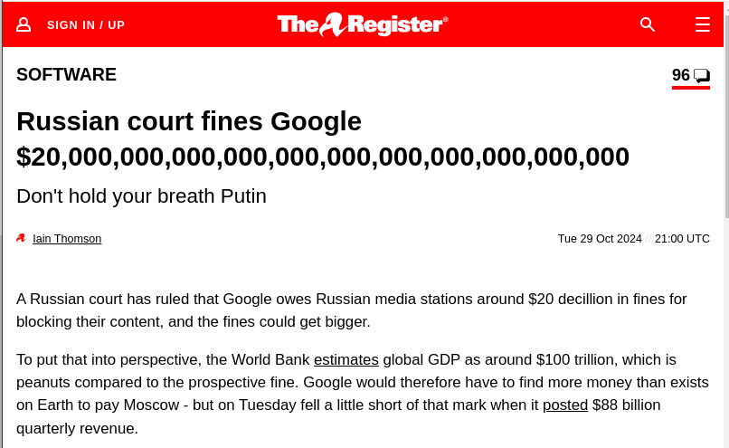 Good luck trying to gather every dollar in existence!