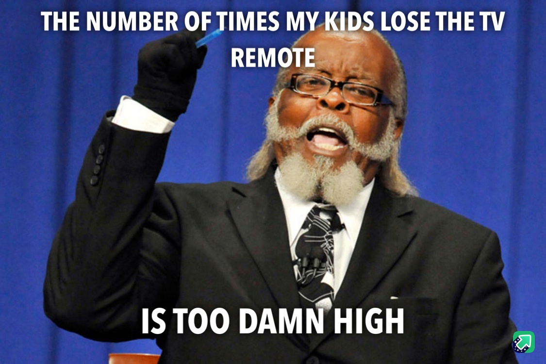 How Many Times Have My Kids Misplaced the TV Remote? Too Many to Count!