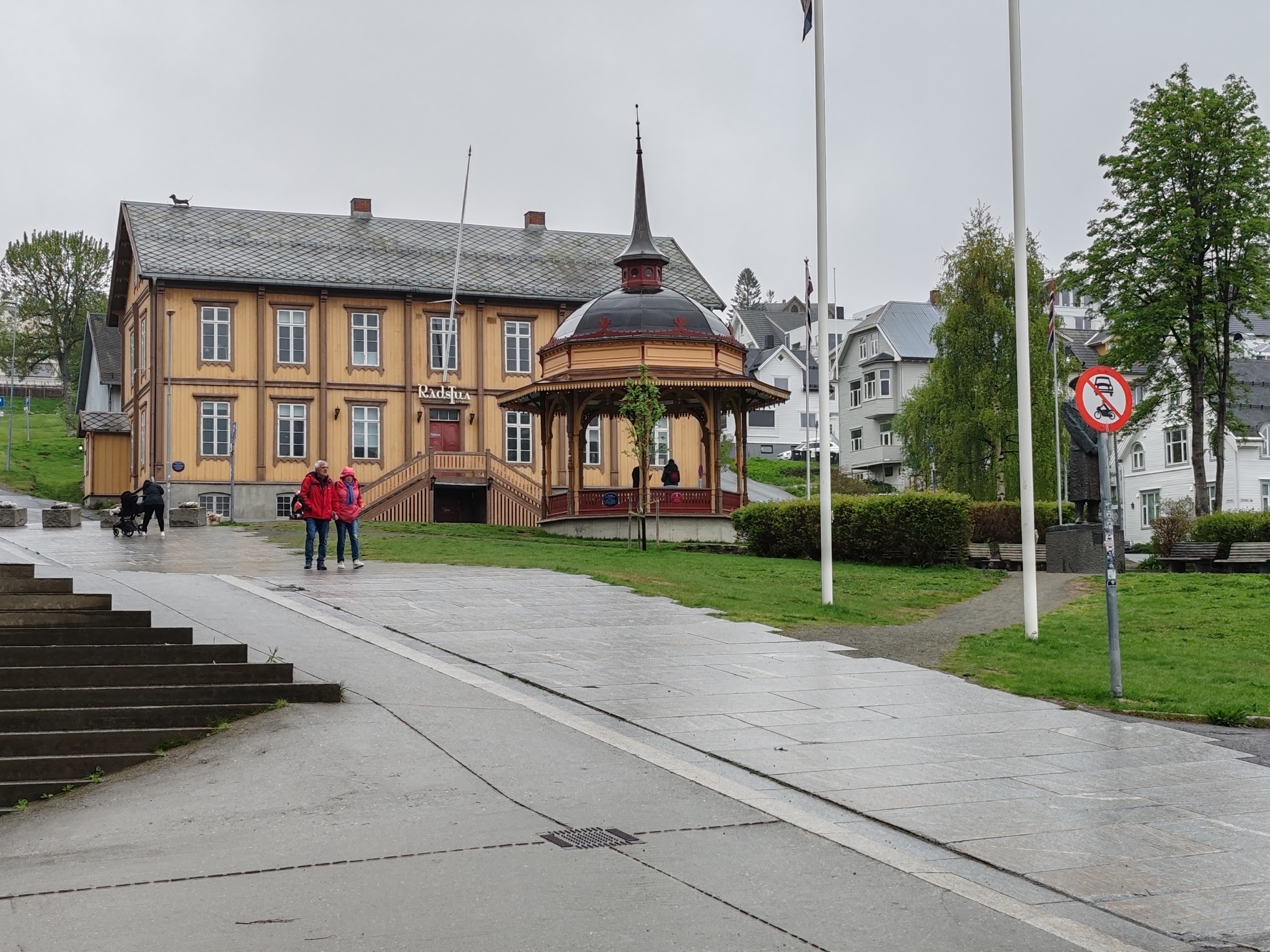 Tromsø, Norway: The Bandstand and Radstua Theatre in Focus