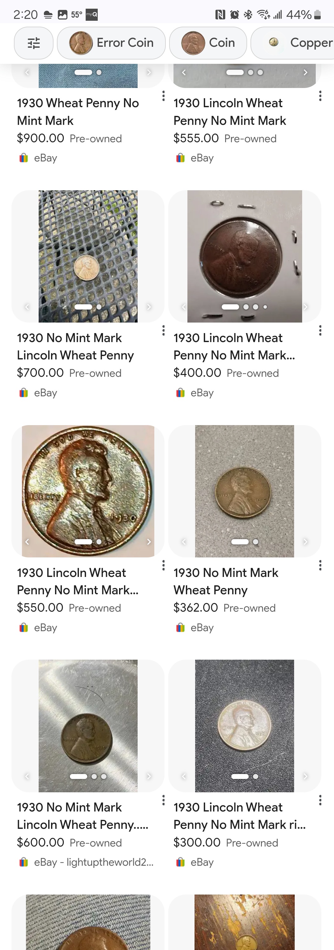 Discovering the charm of wheat pennies with LMGTFY