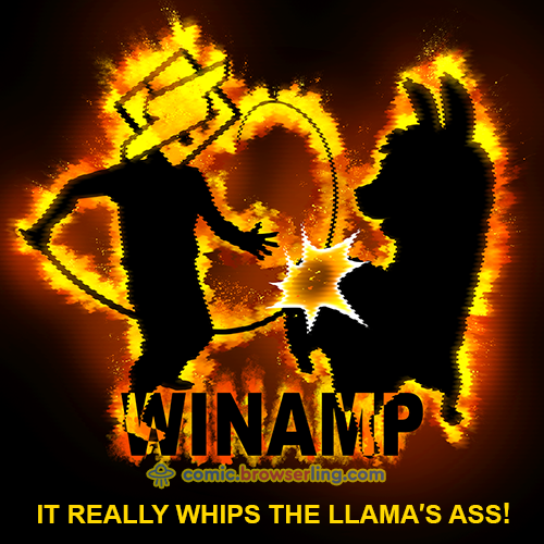 Winamp: A Comic Tribute to Nerd Culture