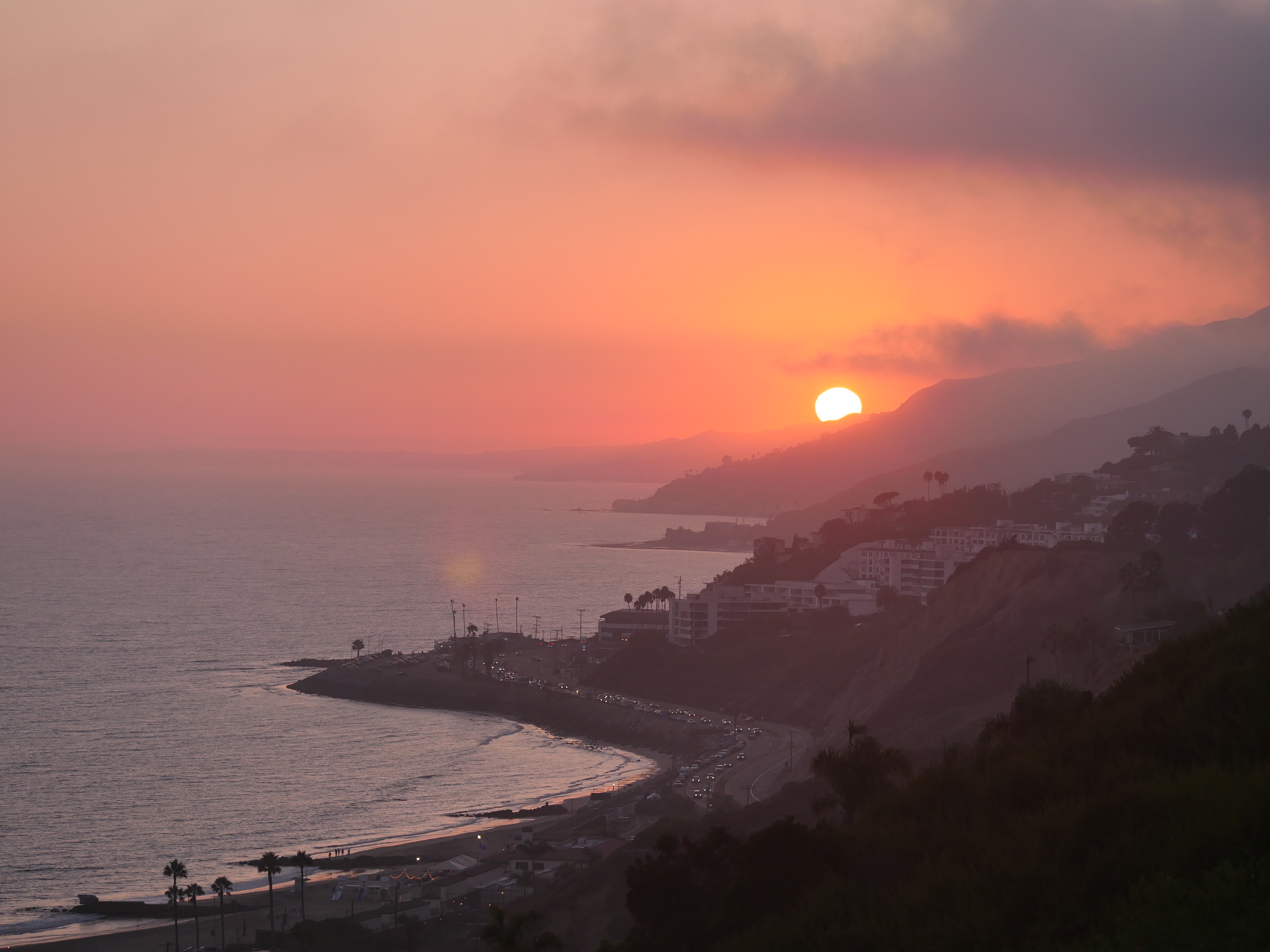 Breathtaking Sunset Views Over the Pacific Coast Highway