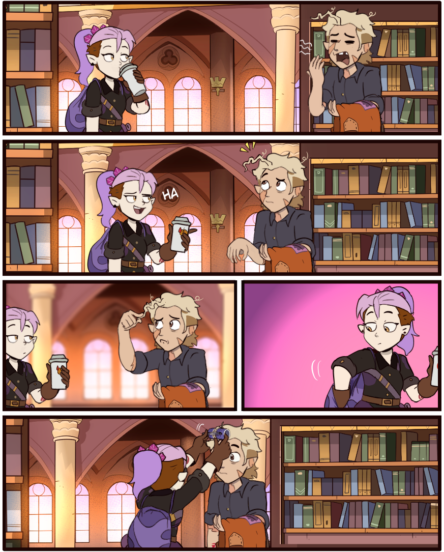 Hunter's epic struggle with a bad hair day!