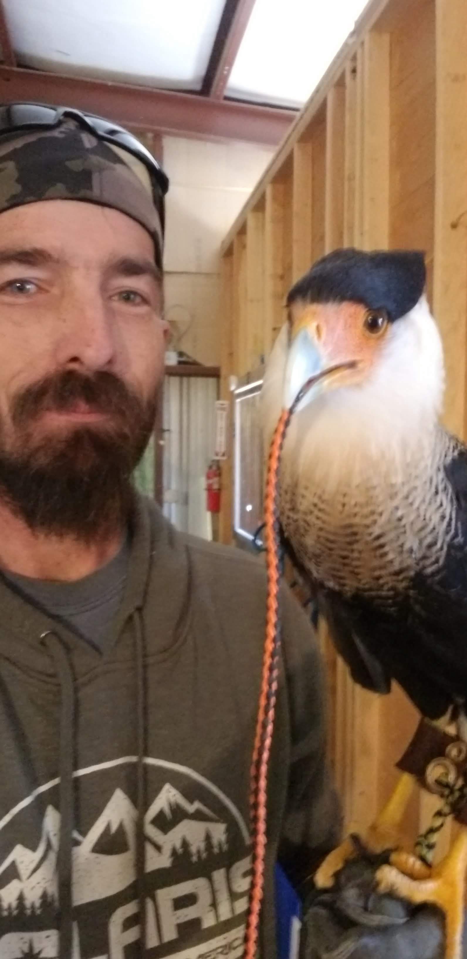 Merry Christmas, Imgur friends and Team Acorn! Is it still a selfie if a bird joins the fun?