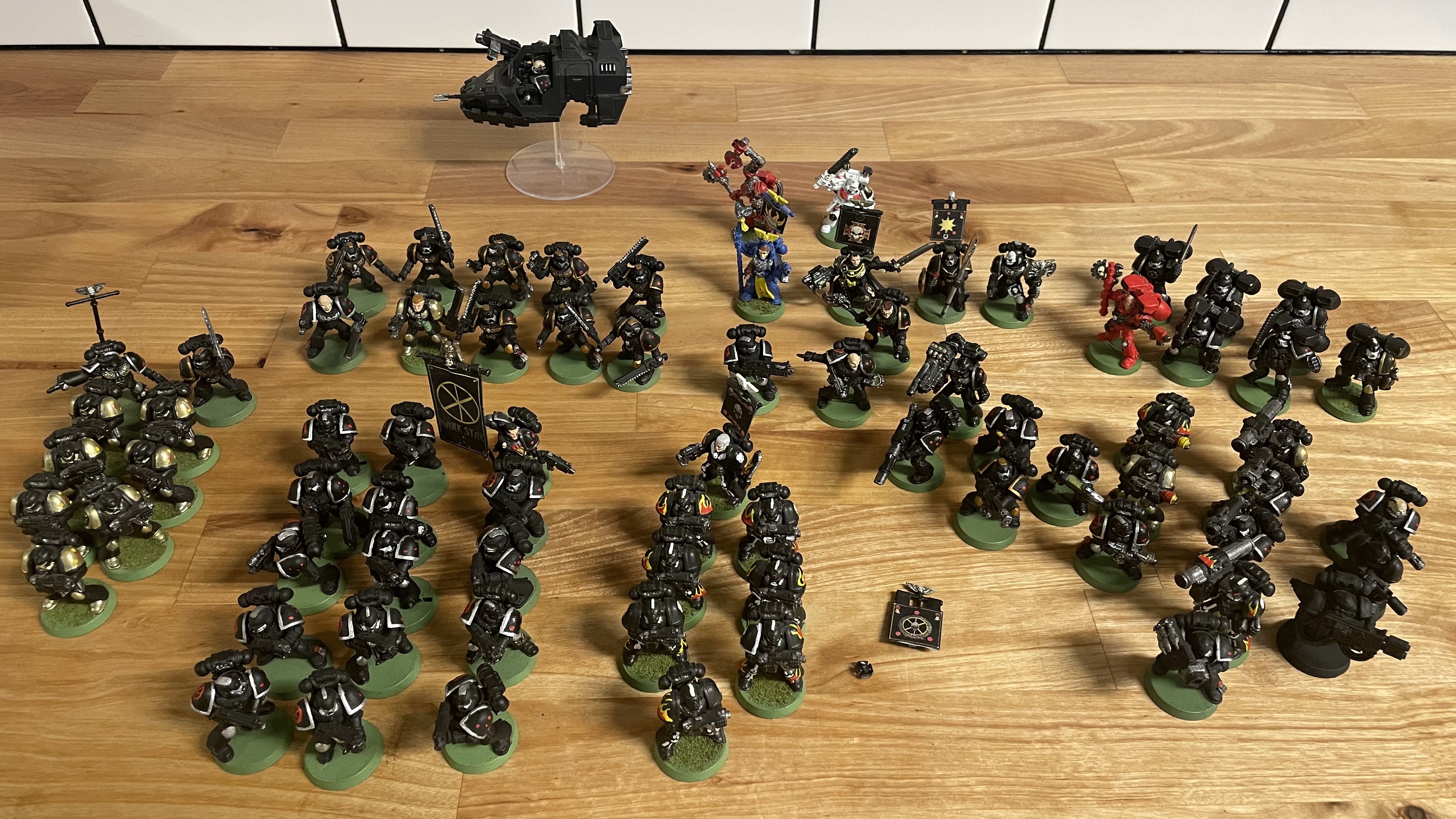 Behold my classic Metal/Resin Space Marines Army!