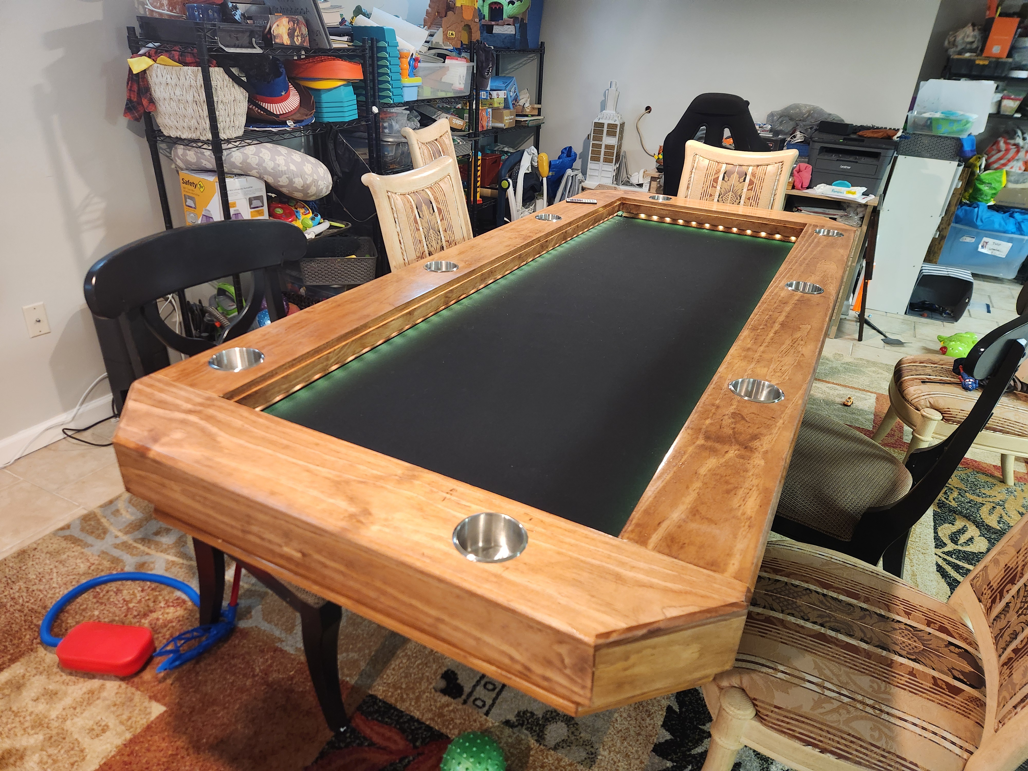 Custom-Made Board Gaming Table: A Gamer's Dream