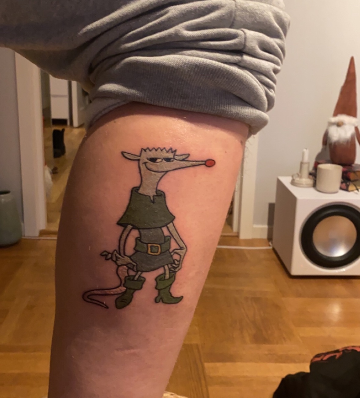 My Tattoo of Ronny from Jumpstart's Math Adventure