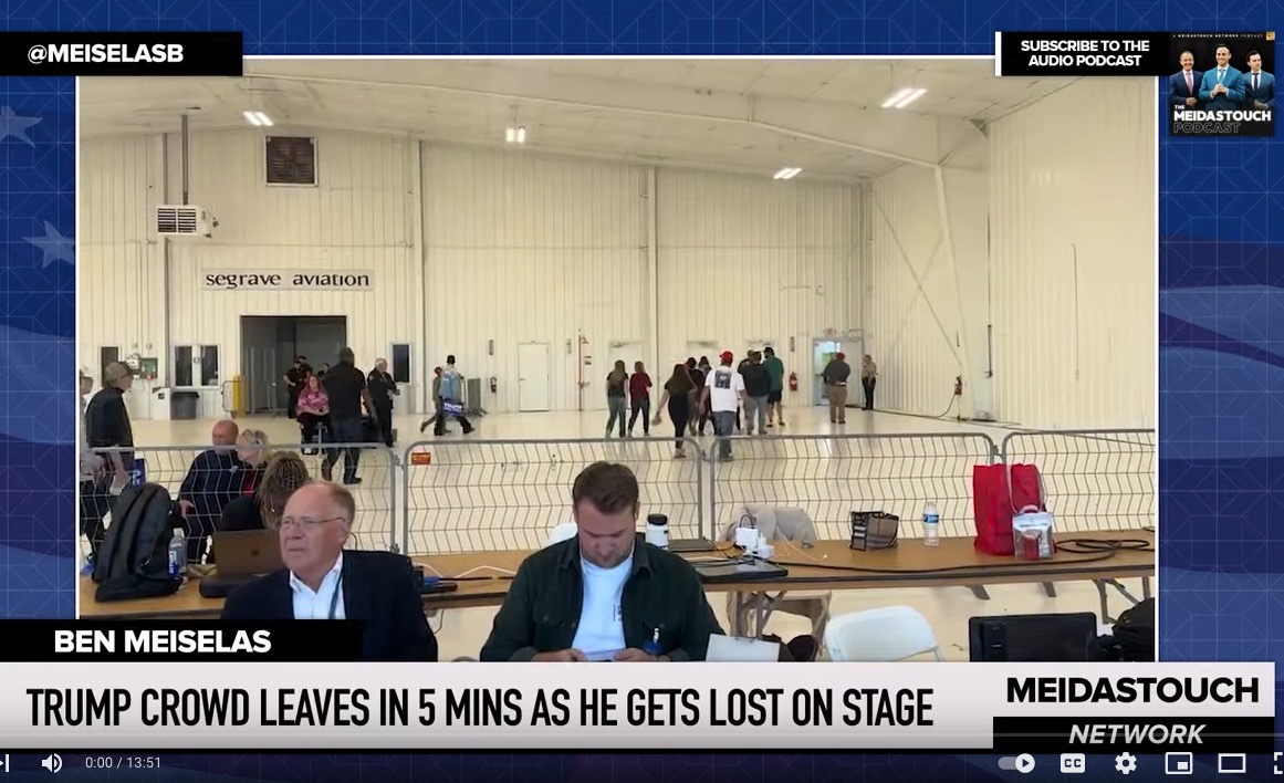Audience Walks Out of Trump’s North Carolina Rally in Record Time