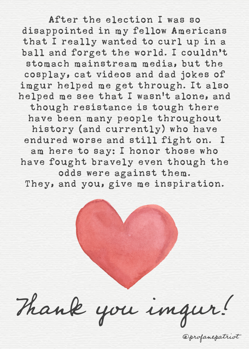 A heartfelt thank you to imgur for all the memories.