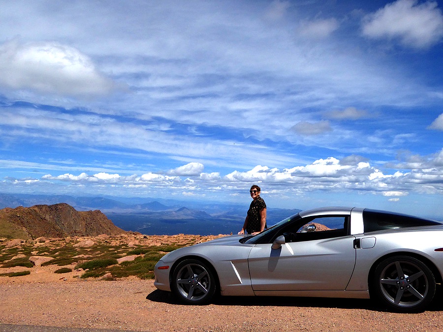 A breathtaking Corvette conquering Pike's Peak.
