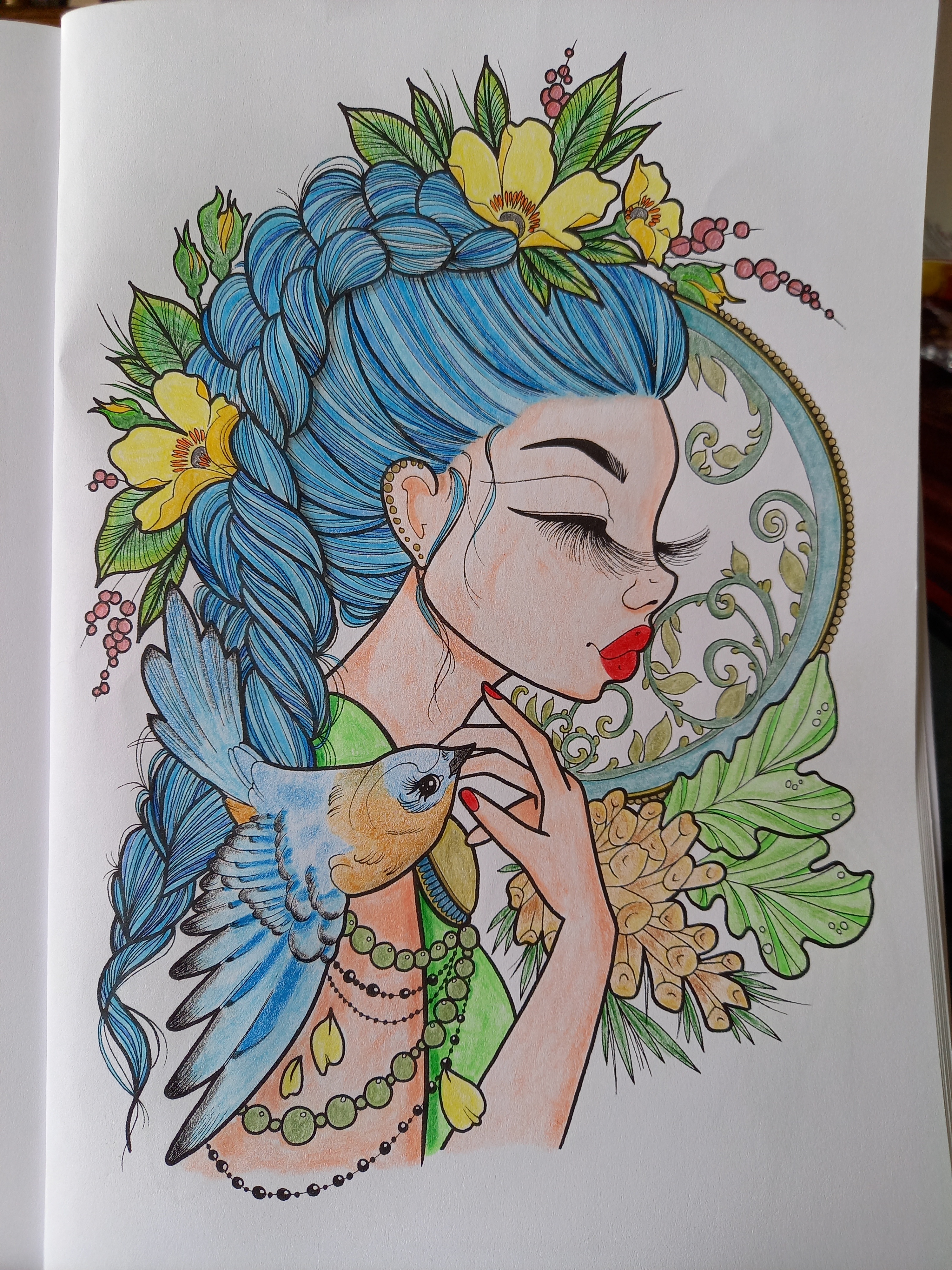 One of my favorite pastimes is simply coloring.