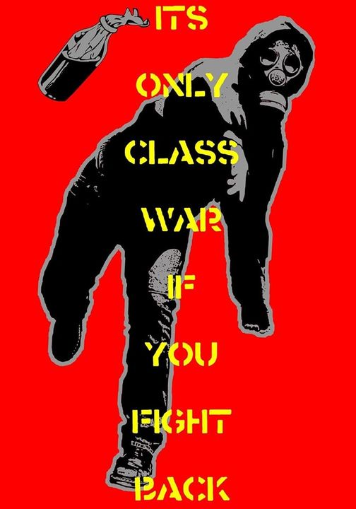 It's not just class warfare anymore. Down with Trump!