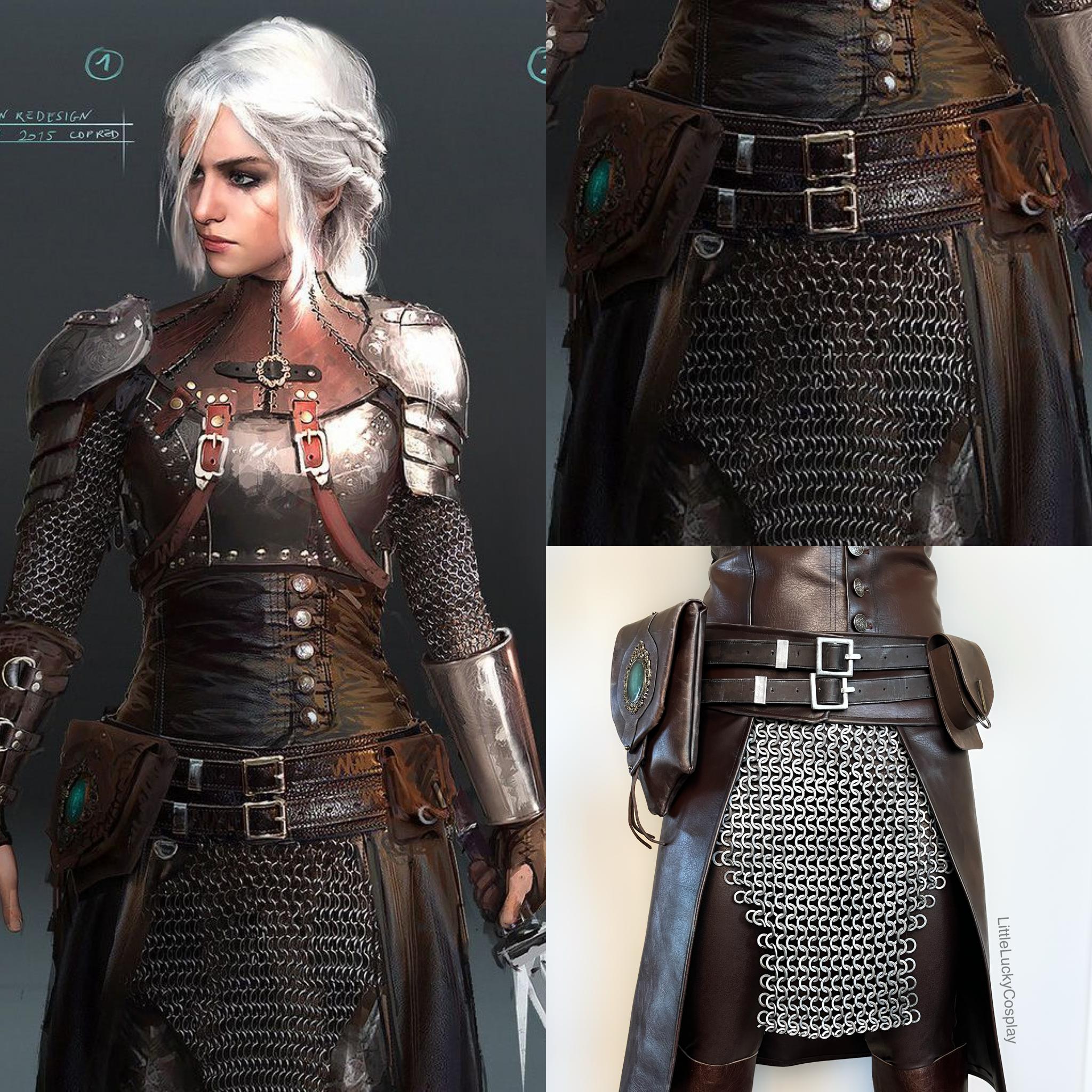 Progress Update: Armored Ciri's Skirt Design