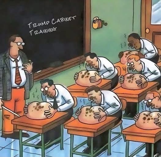 Training day for the tRump Cabinet: what could possibly go wrong?