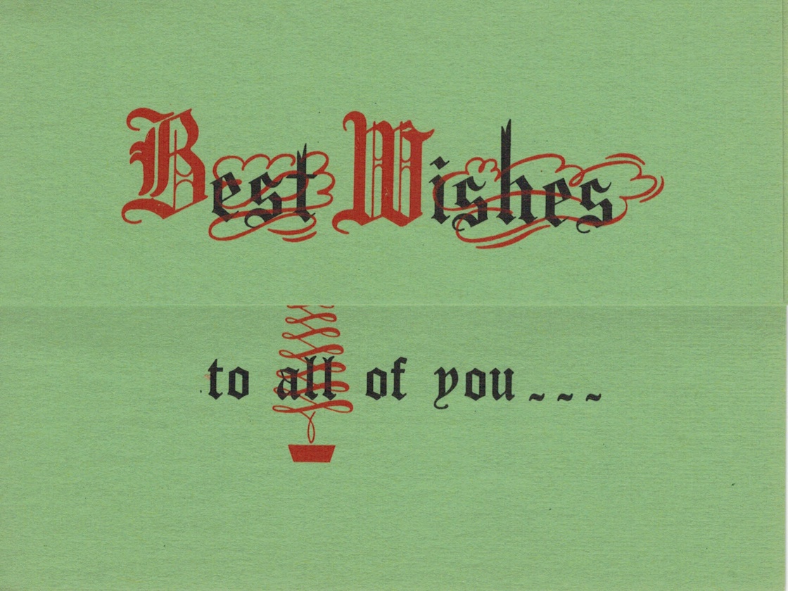 A Nostalgic Vintage Christmas Card from DeSoto/Plymouth Dealer