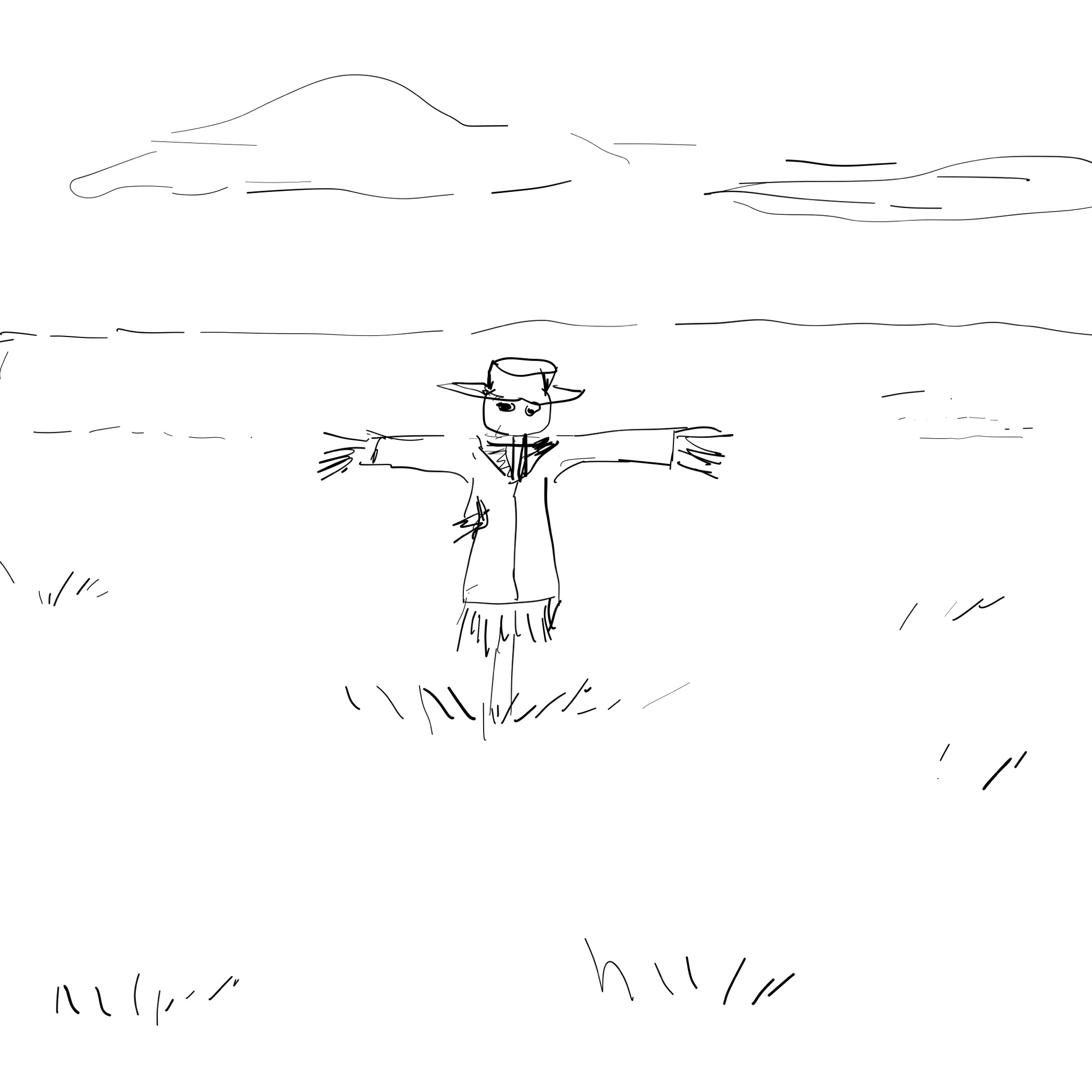 The Mysterious Scarecrow Awaits