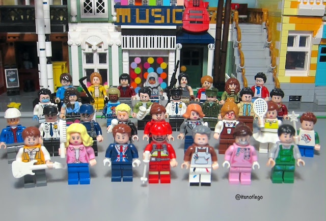A collection of quirky minifigures from Aliexpress