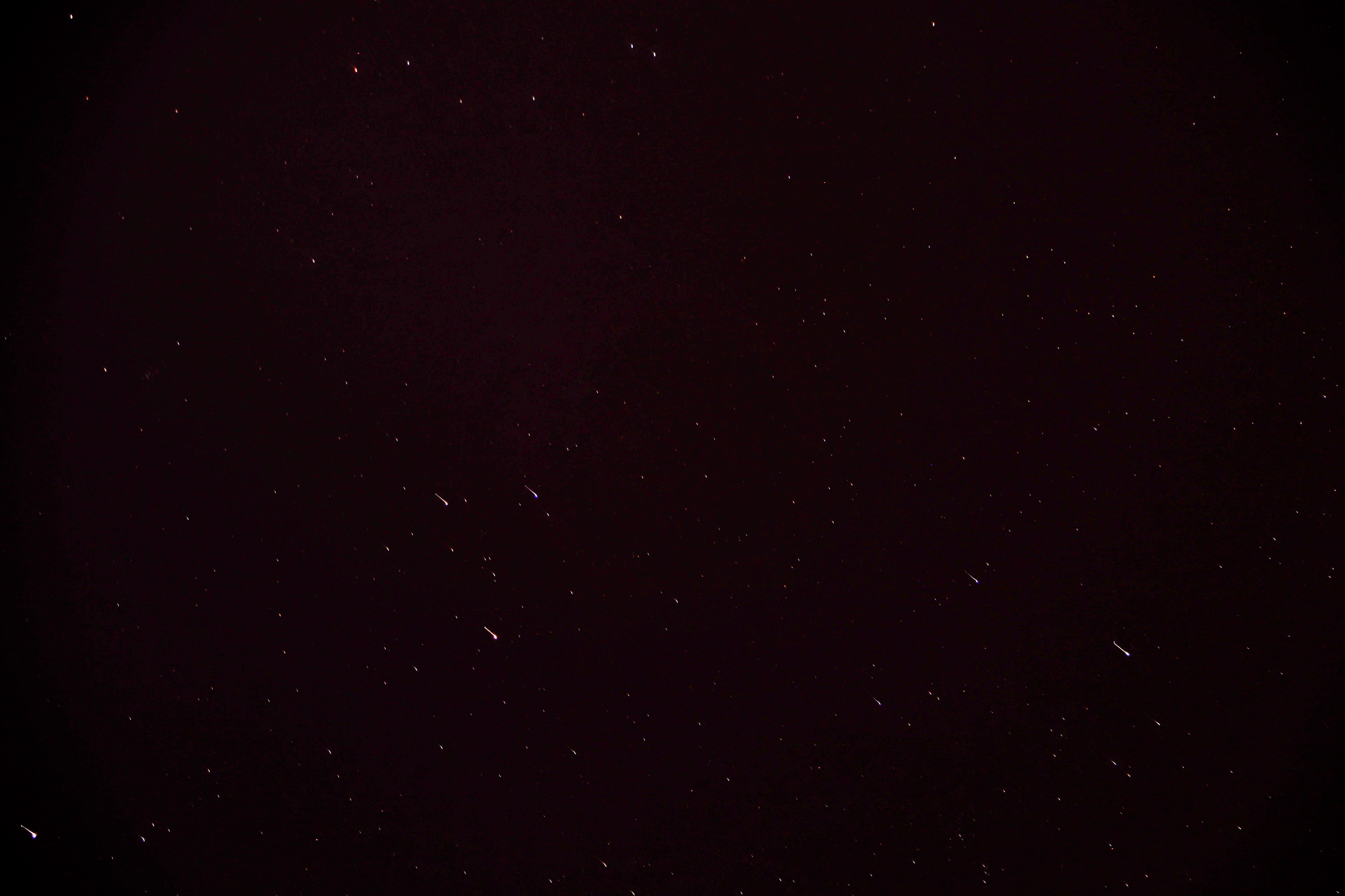 Did I just capture a stunning meteor shower?