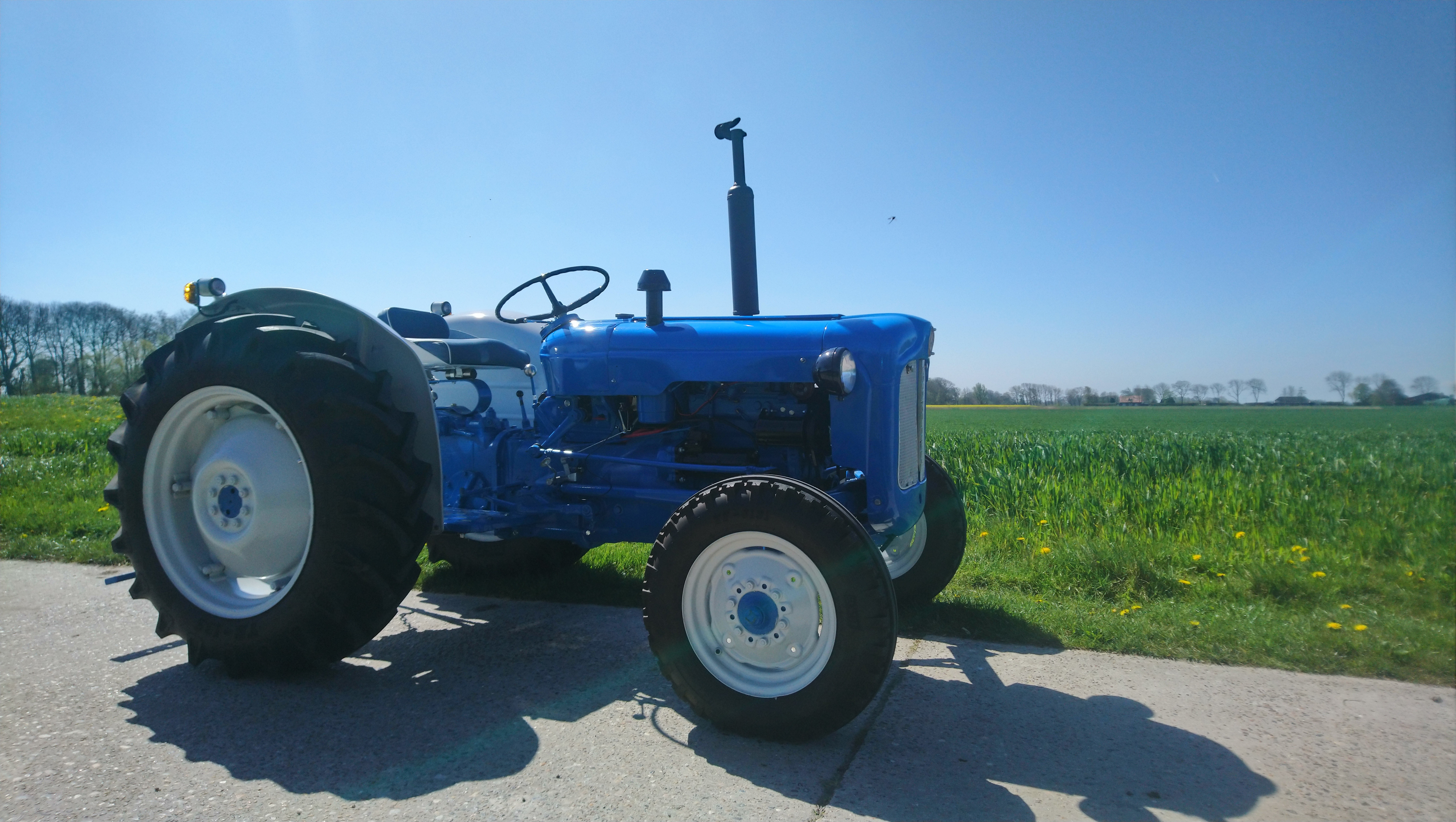 Meet My Adorable Little Blue Tractor