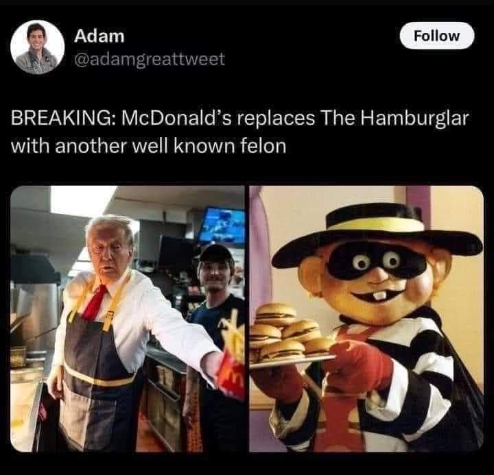 Great to See McDonald's Opening Doors for Felons!