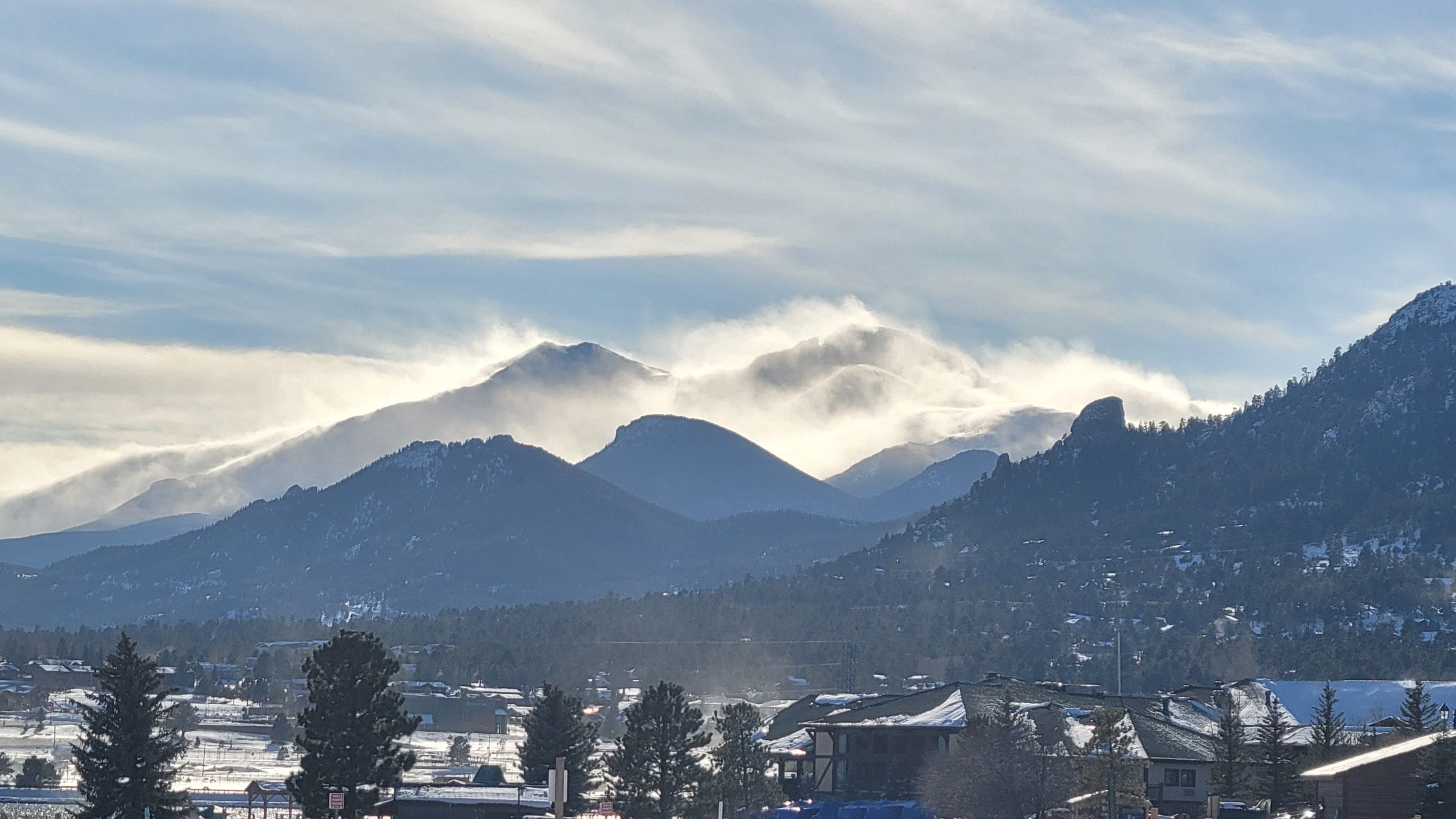 Experiencing a Windy Day in Estes Park