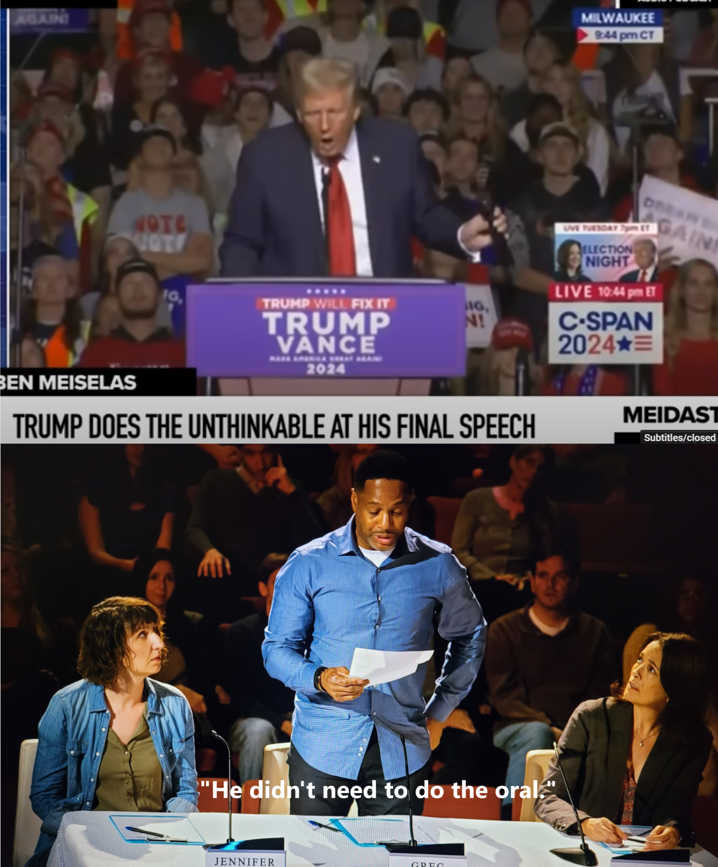 He Didn't Need to Go There: A Surprising Twist