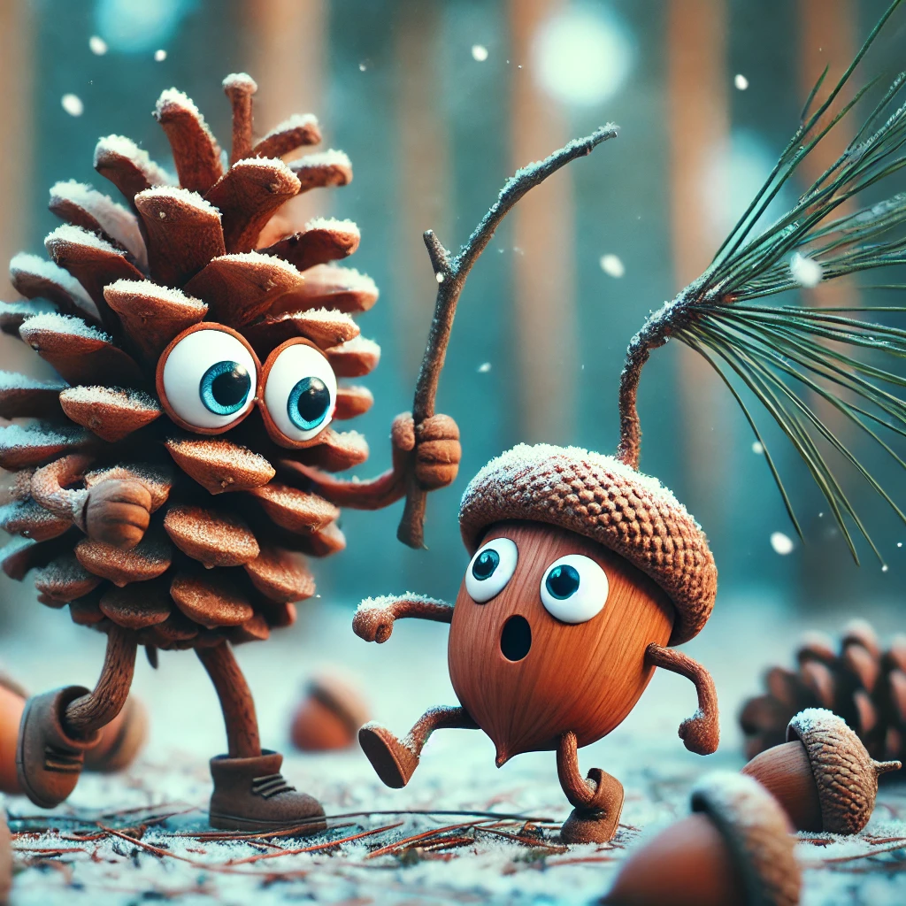 Foxy is repping Team Pinecone with style!