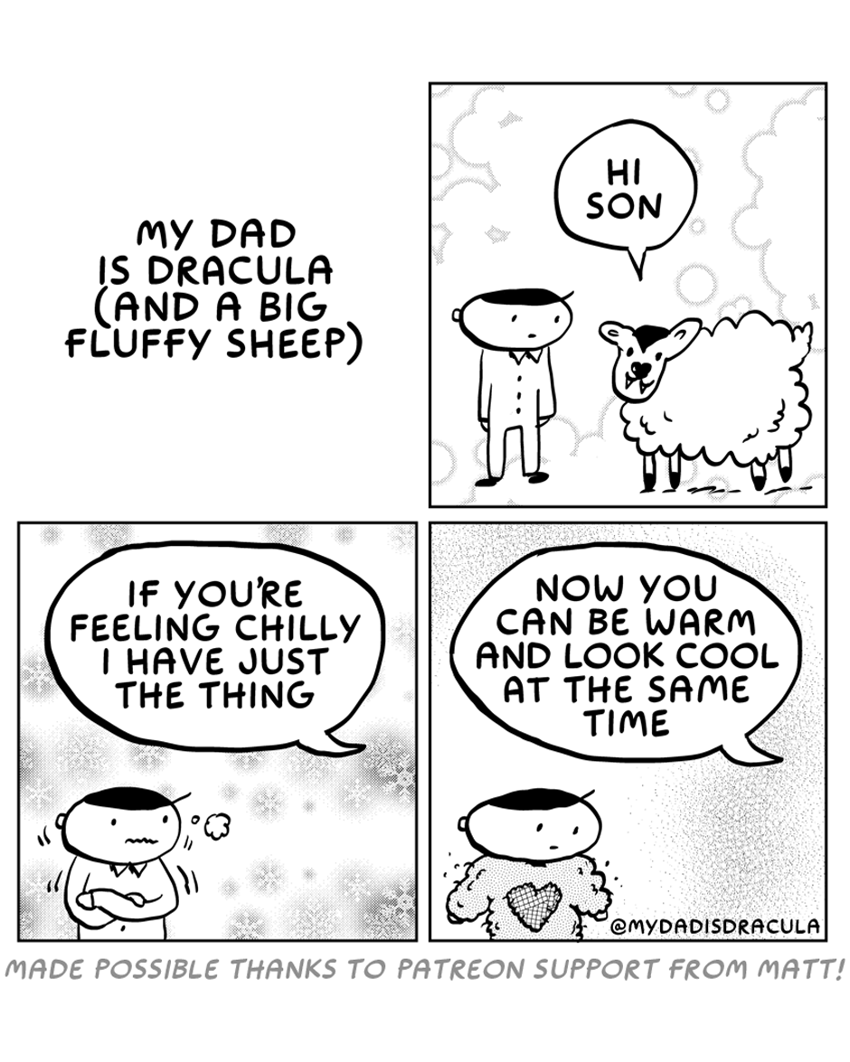 Meet My Dad: Dracula and a Big Fluffy Sheep