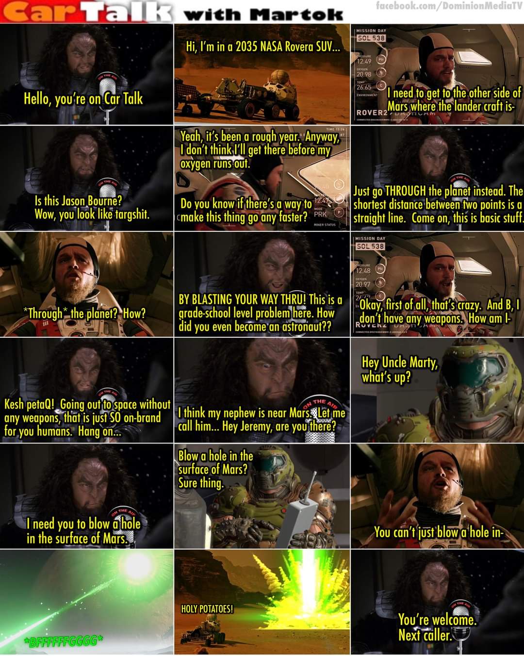 Meme Dump #5: Car Conversations with Martok