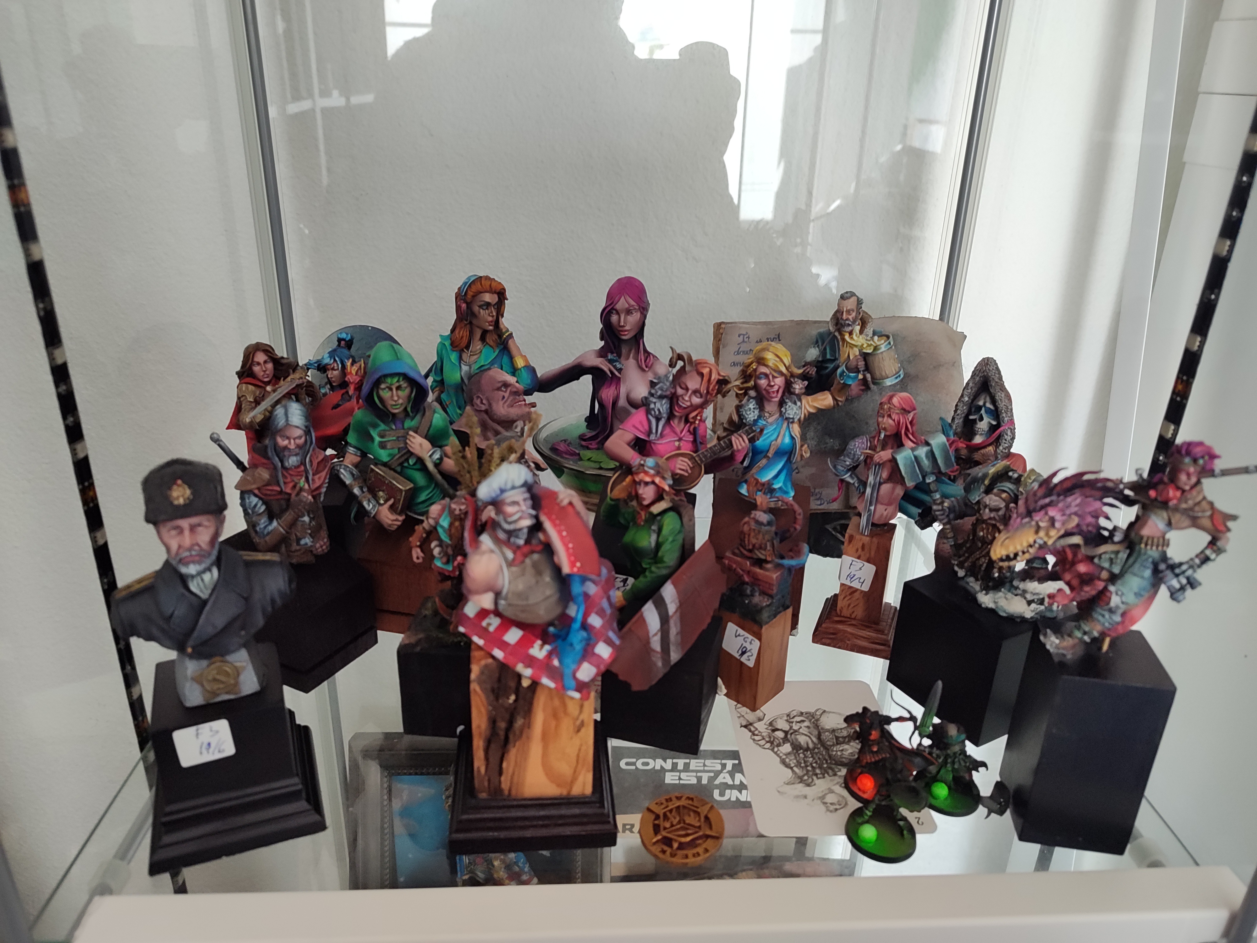 This is my passion: collecting plastic and occasionally resin treasures.