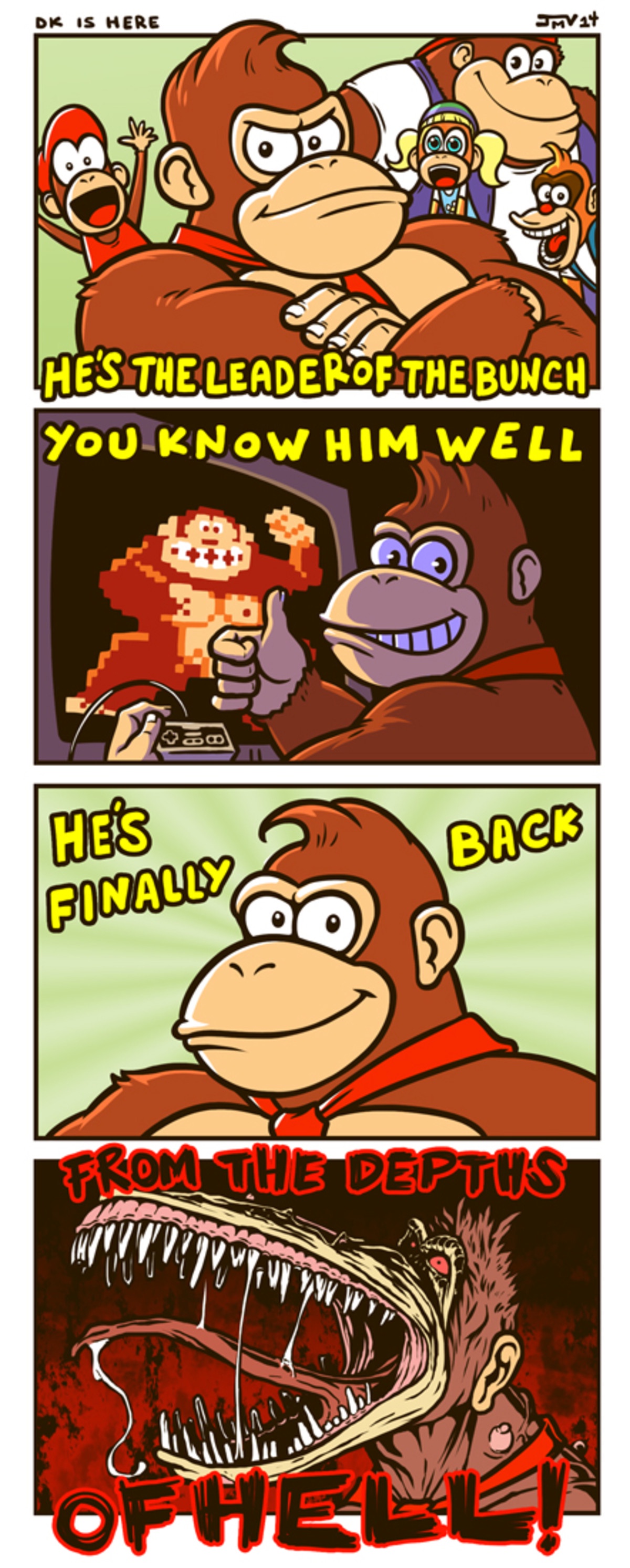 Aha! Now I See Where He's Been Hiding