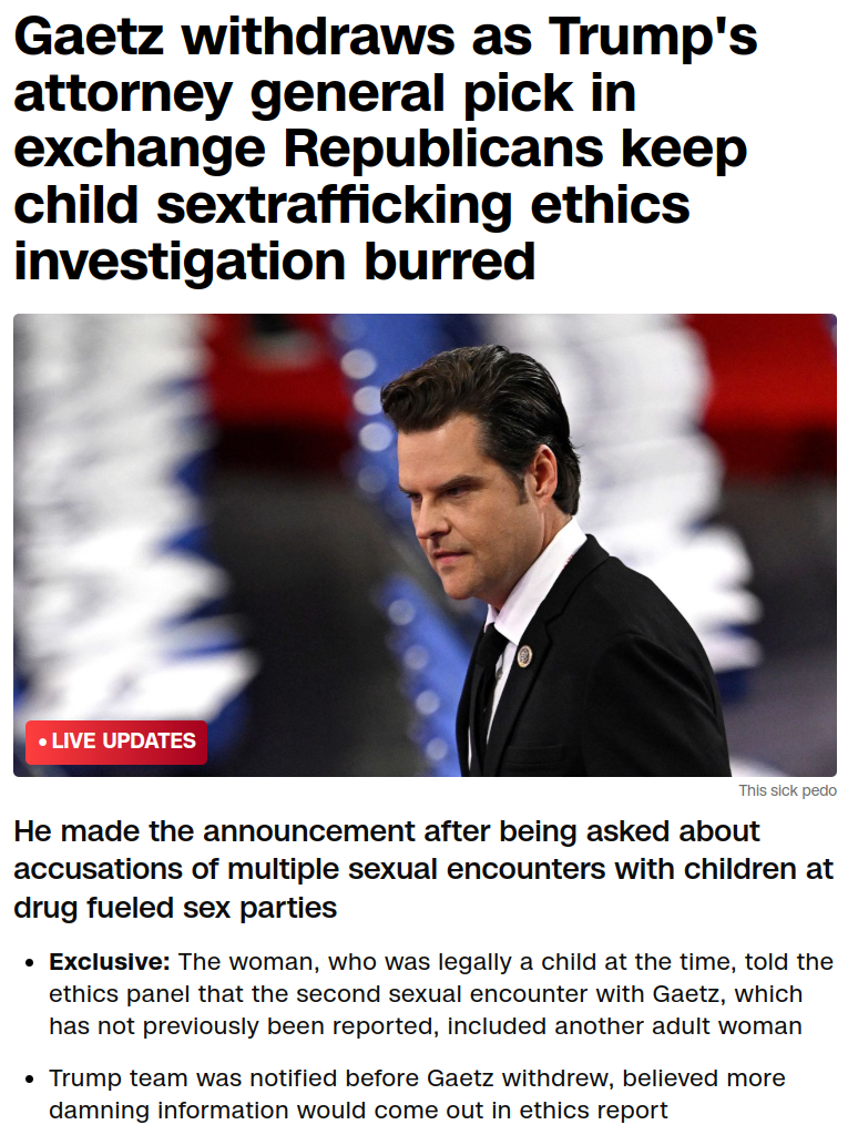 Demanding the Investigation Be Released Anyway!