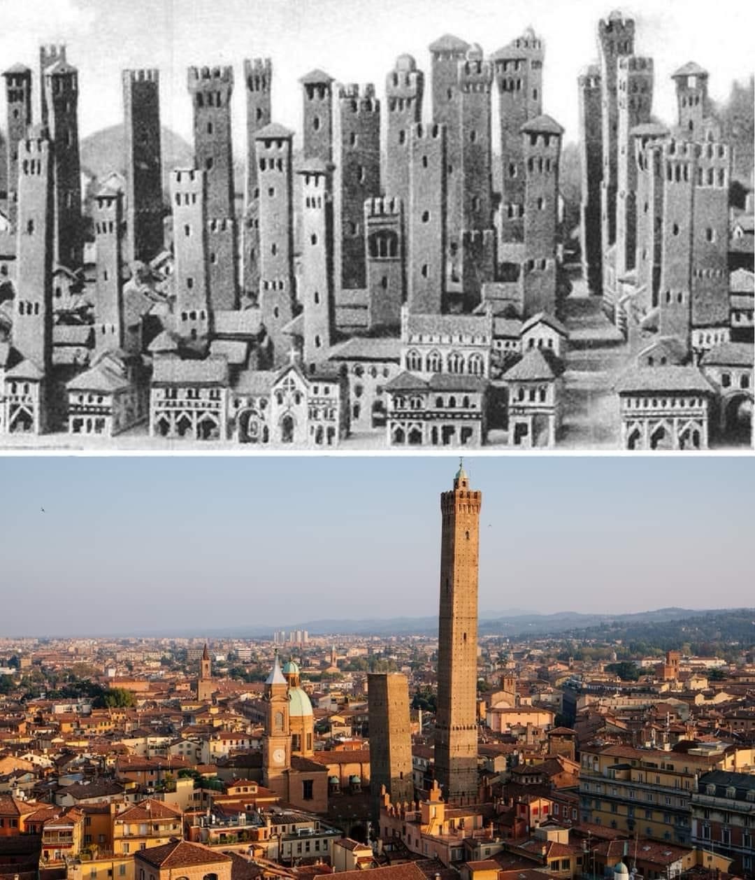 Did You Know Bologna Had 180 Towers in the 12th Century? The Tallest Still Stands at 97 Meters!