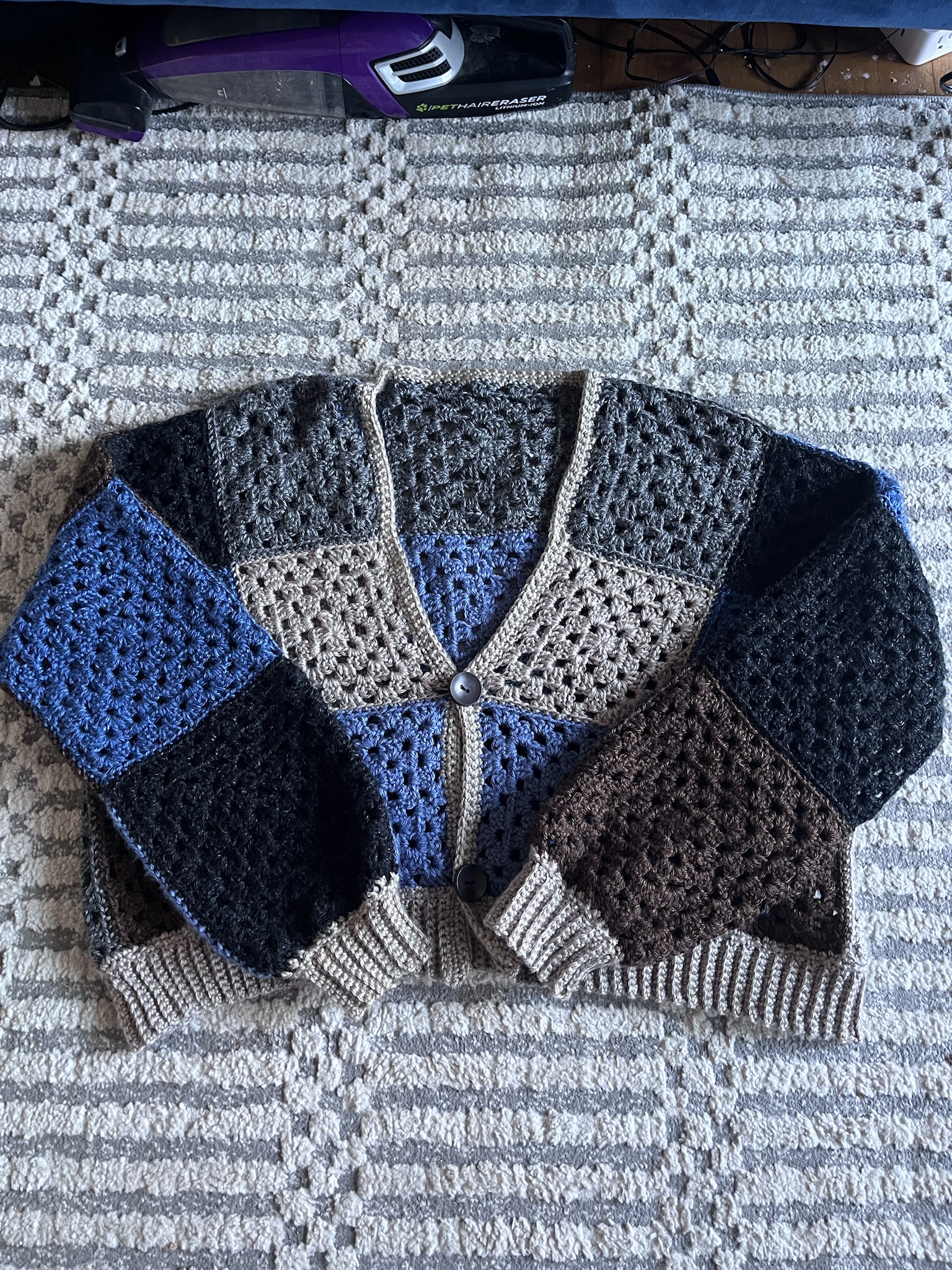 Check Out My Handmade Crocheted Cardigan!