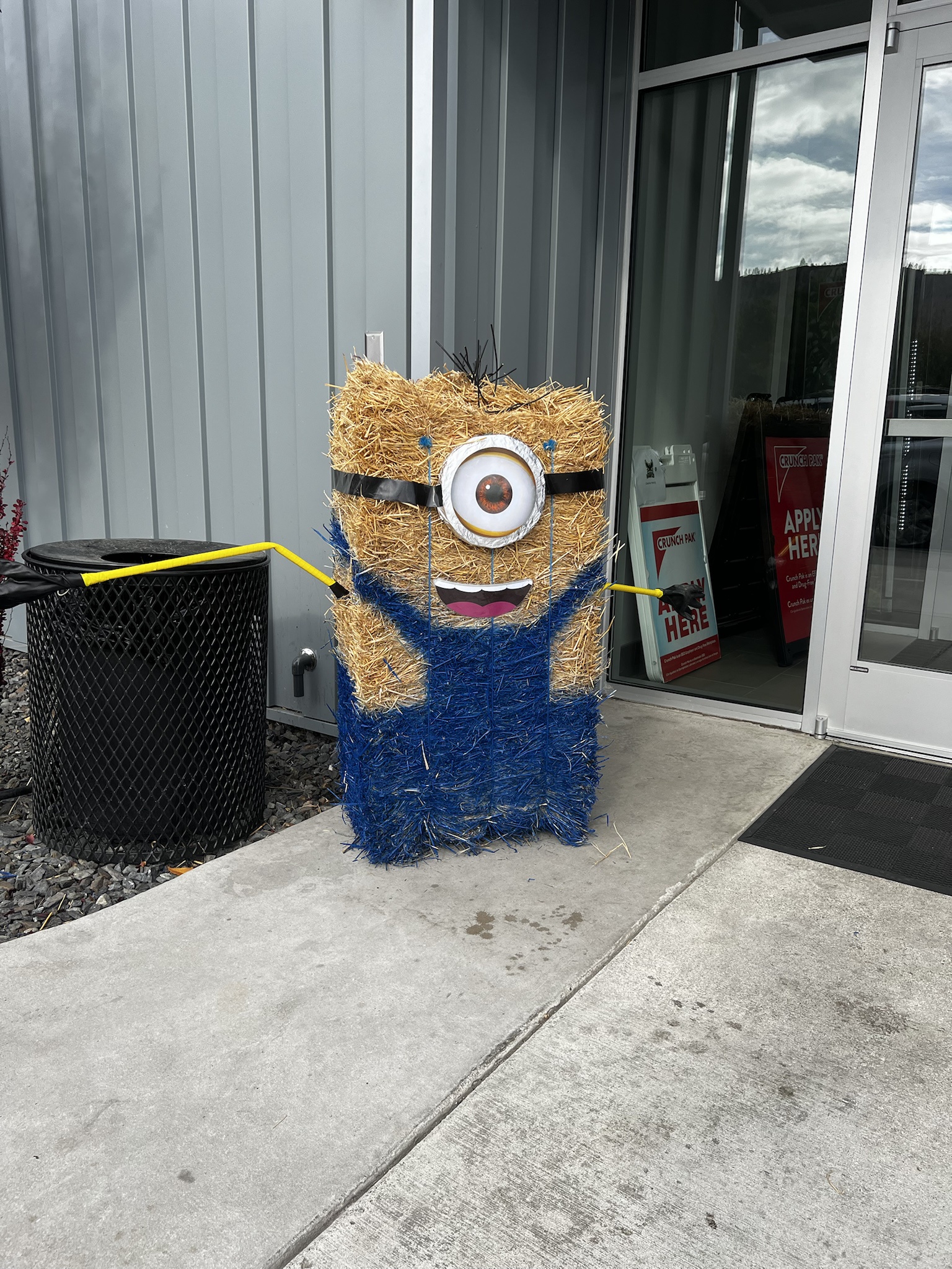 Minions Made of Hay Bales Bring the Fun