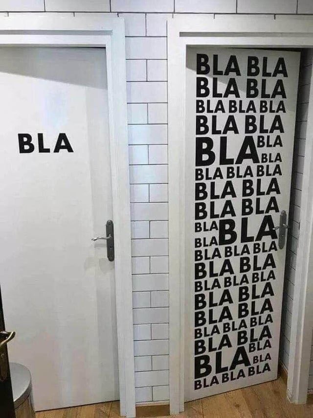 Just a Simple 'Bla' Moment