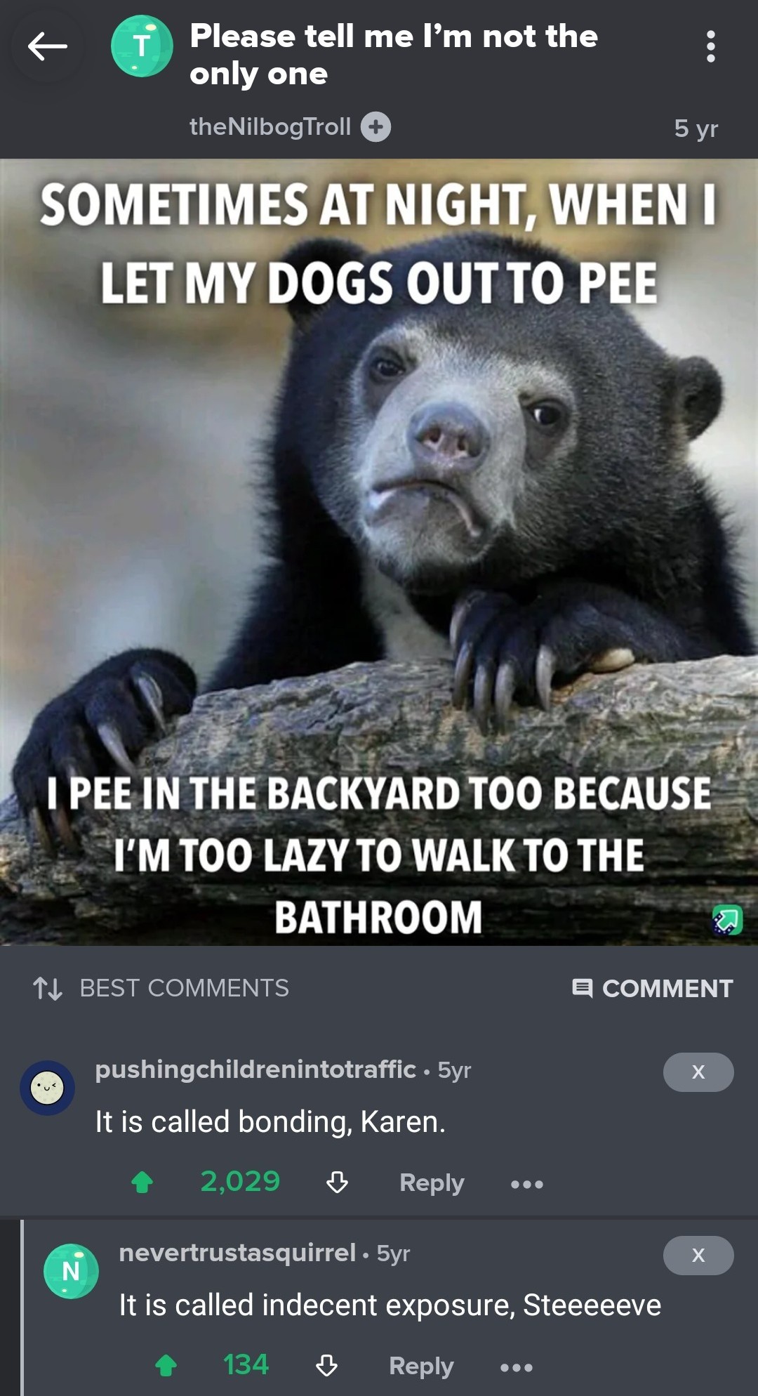 Sharing My Favorite Imgur Comments: Day 2 of the Fun!