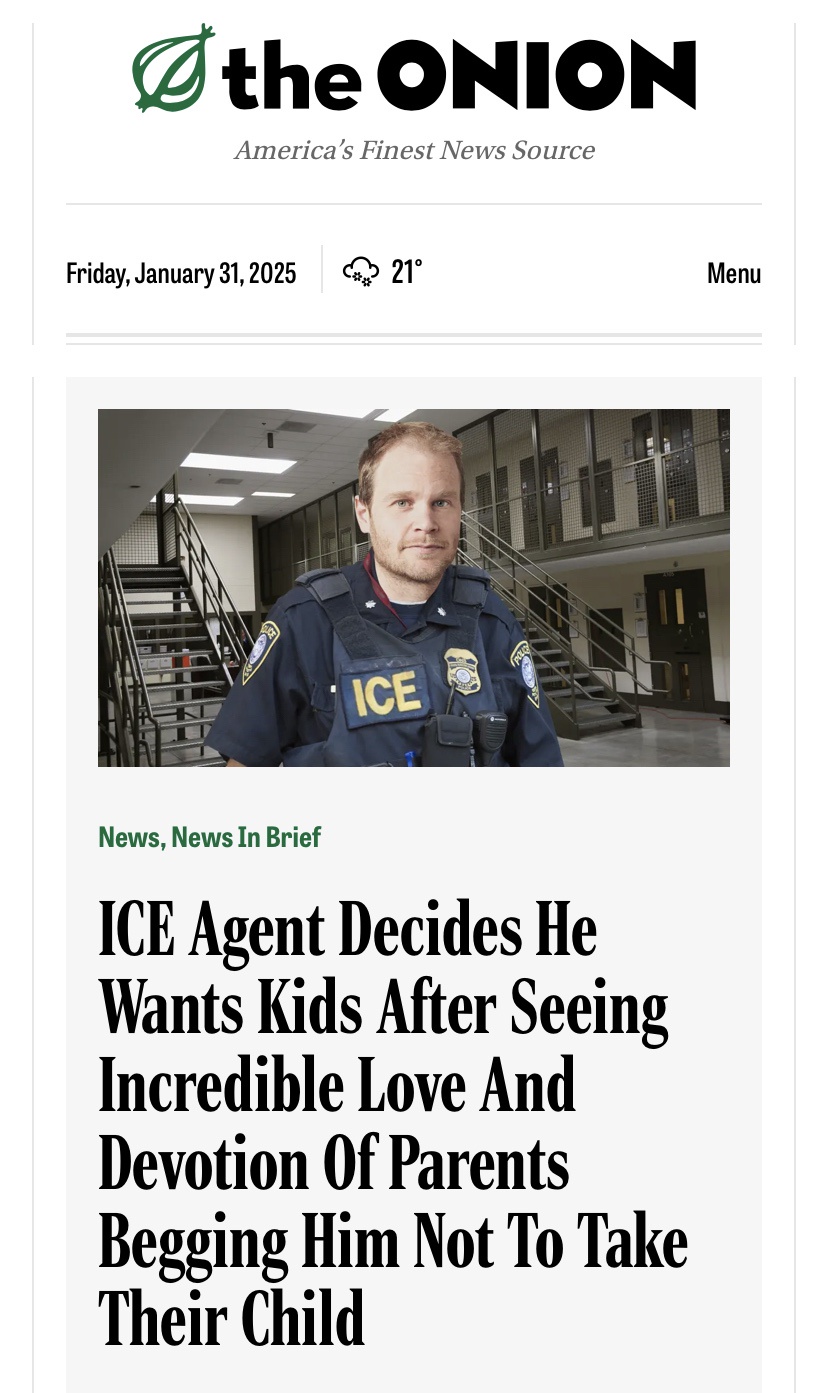 The Onion Takes a Darker Turn in Satire