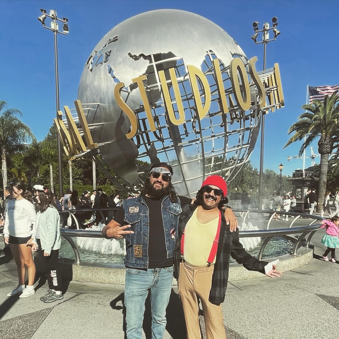 Celebrating My Brother's Birthday at Universal Studios Dressed as Cheech & Chong!