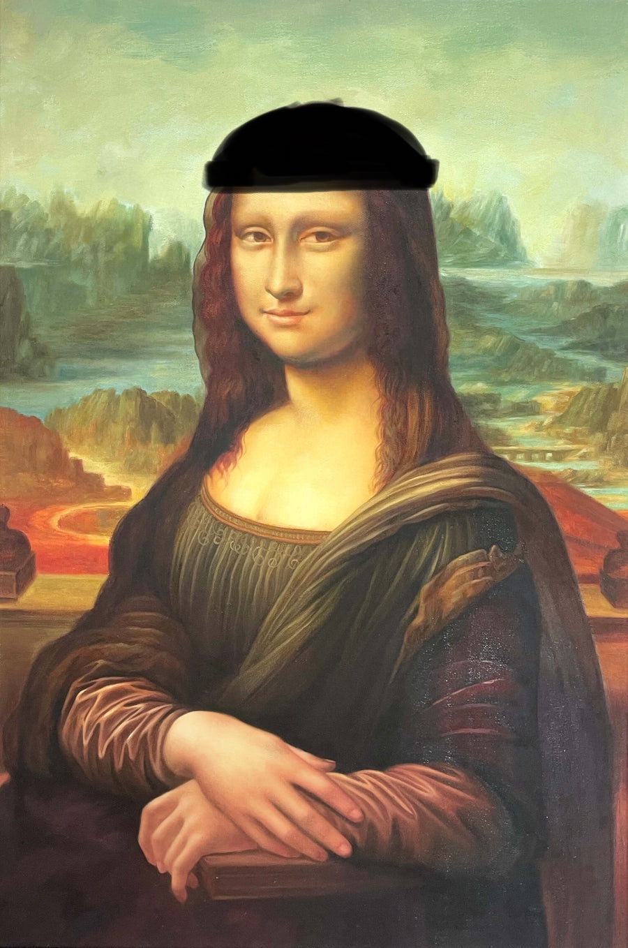 Mona Lisa Rocks a Beanie: A Modern Twist on a Classic