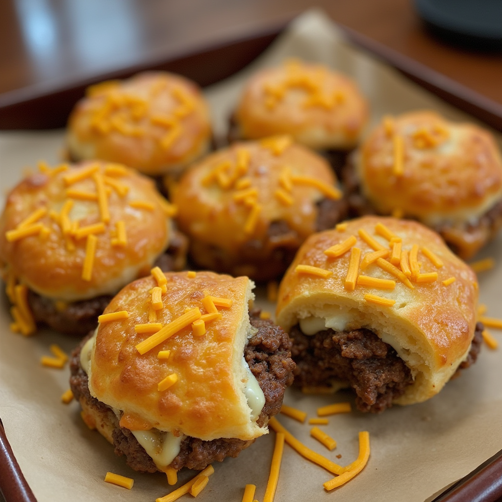 Game Day Treats: Delicious Garlic Parmesan Cheeseburger Bombs