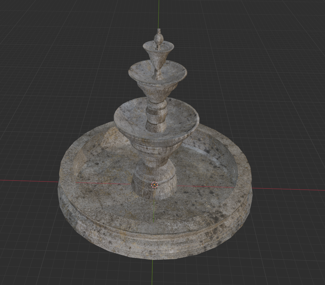 Stunning 3D Model of a Fountain