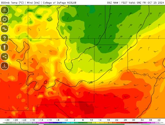 Weather Update for Central New Mexico: October 24, 2024
