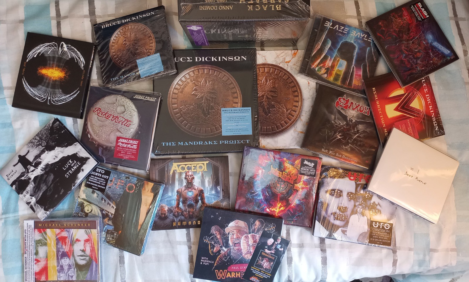 Check Out My Impressive Collection of 2024 Rock and Heavy Metal CD Releases - What a Year!