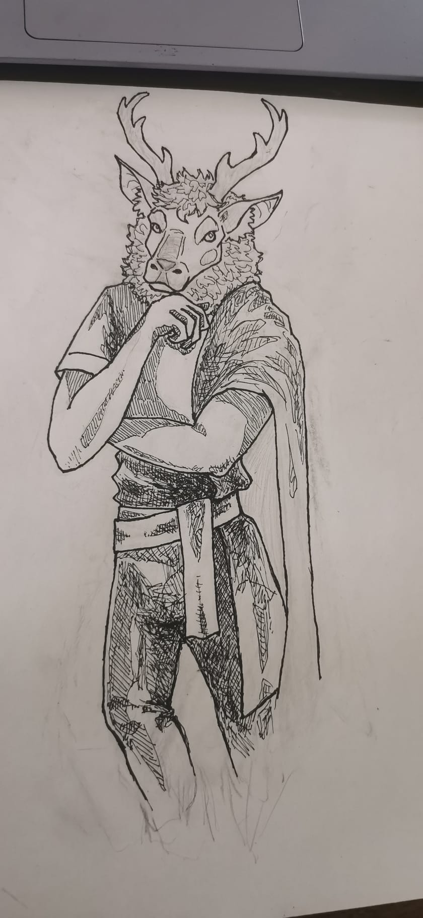 A Beautiful Sketch on Paper