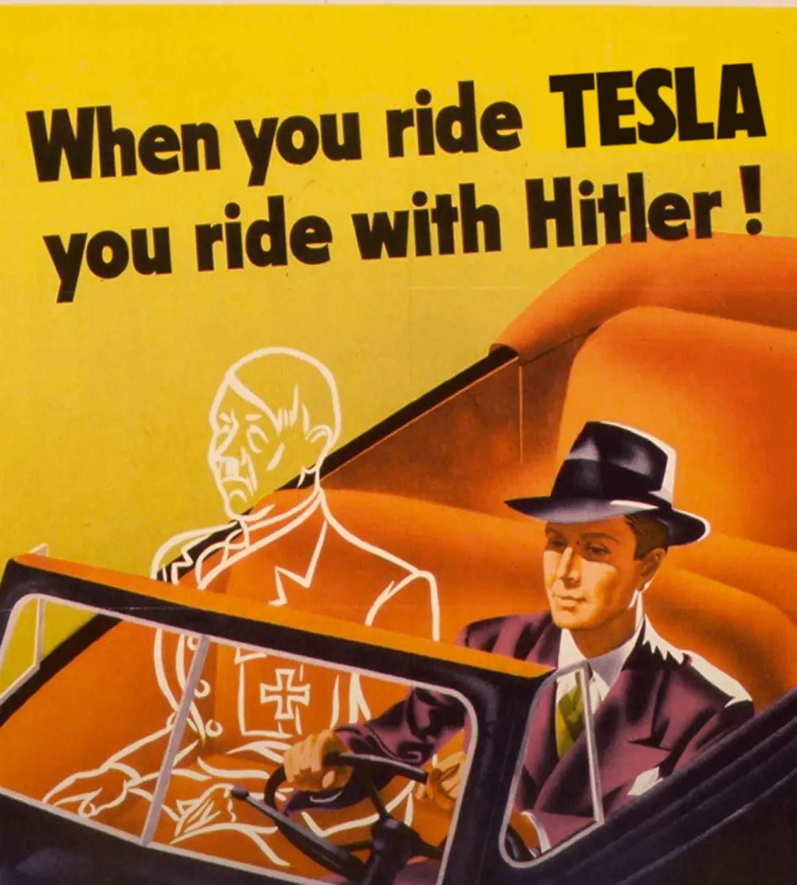 Check out the latest Tesla marketing poster that just hit the scene!