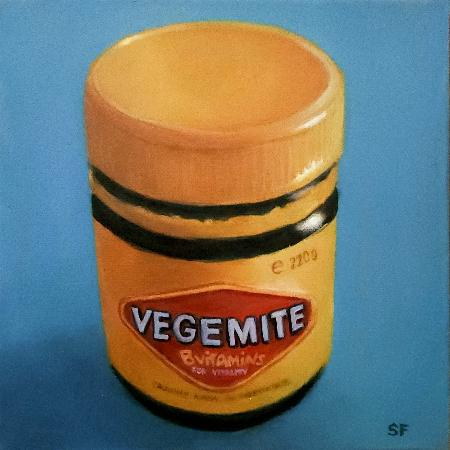 Vegemite: An Unconventional Oil on Canvas
