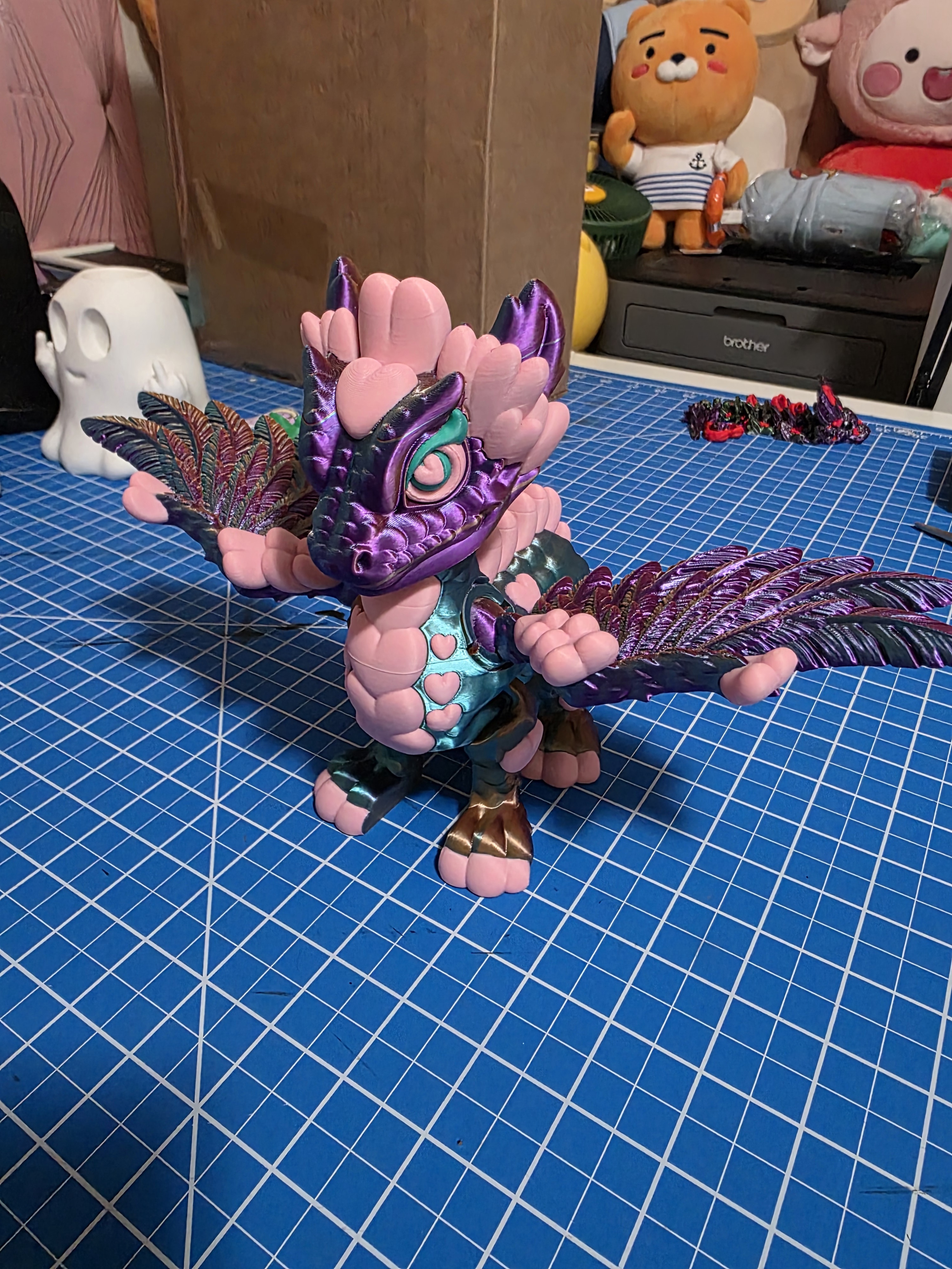 Introducing the Mighty Makers Flexi Valentine Dragon!